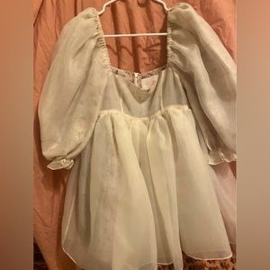 Size 0 Selkie dress with overlay (only worn once)